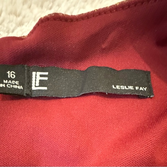 Leslie Fay Wrap Dress Size 16 NWT - Picture 3 of 4